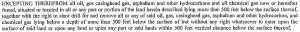 Sample Mineral Rights Clause from a Ladera Ranch Grant Deed